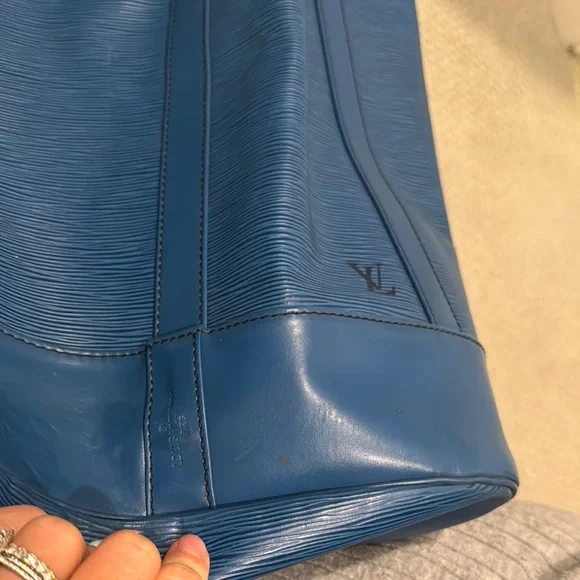 Louis Vuitton blue Epi randonnee bag - Picture 9 of 9
